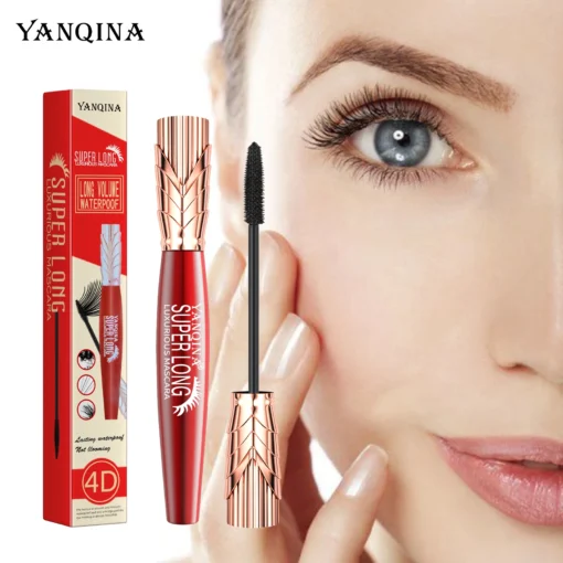 InjFiber Mascara 4D 2 en 1 Waterproof