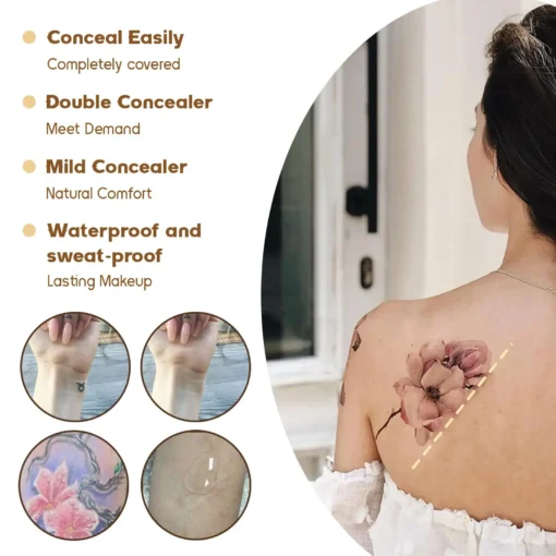 Fond de teint pour masquer tatouages – Image 2