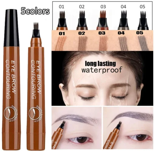 Crayon à sourcils 4 points Maquillage – Image 6