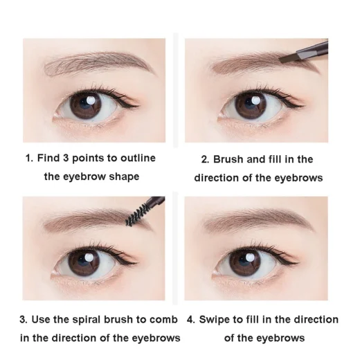 Crayon cosmétique étanche à double tête – Image 5