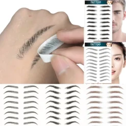 Faux Sourcils 4D Autocollants Cosmétiques