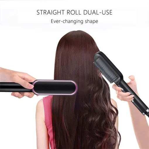Brosse lissante chauffante professionnelle – Image 9