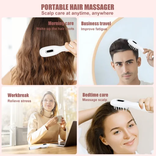 Peigne électrique de massage du cuir chevelure – Image 9