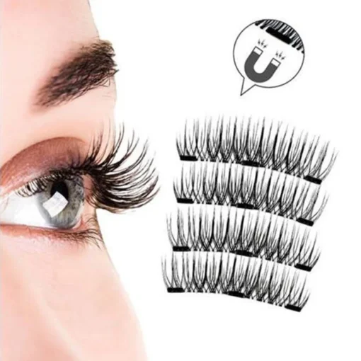 Cils 3D magnétiques naturel doux réutilisable – Image 2