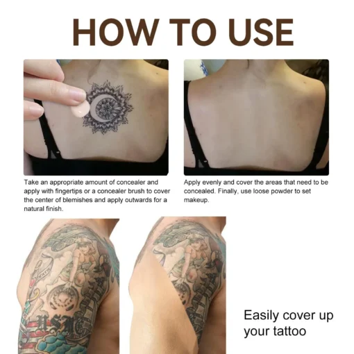 Fond de teint pour masquer tatouages – Image 9