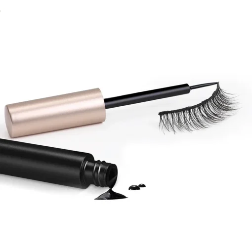 Eyeliner magnétique noire colle cils – Image 4
