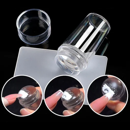 Tampon pour stamping en silicone pour ongles – Image 3