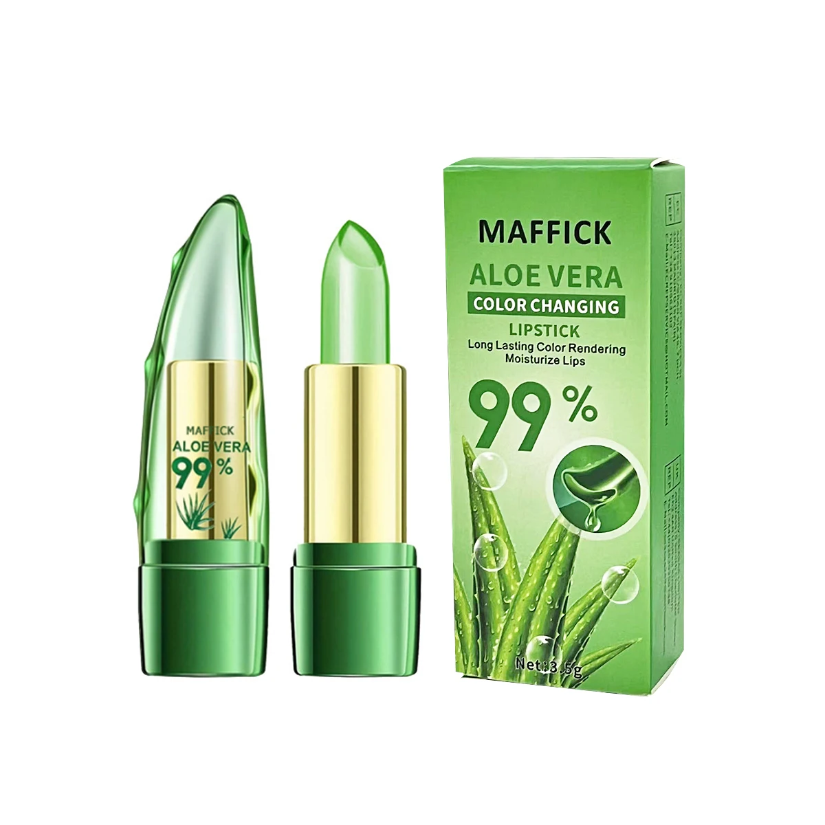 Rouge à Lèvres Hydratant à l'Aloe Vera – Couleur & Soin Intense