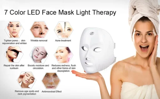 Masque facial LED sans fil – Image 13