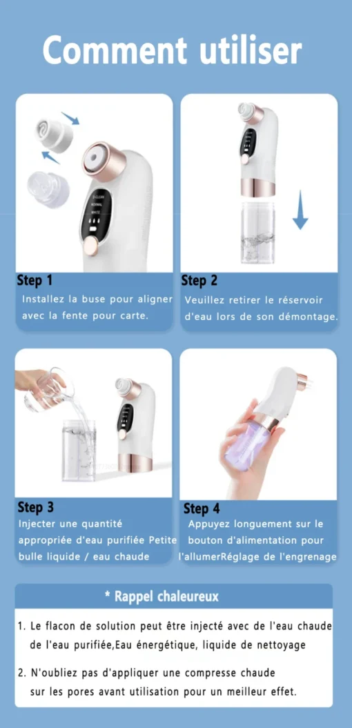 Aspirateur de points noirs, soin visage – Image 8