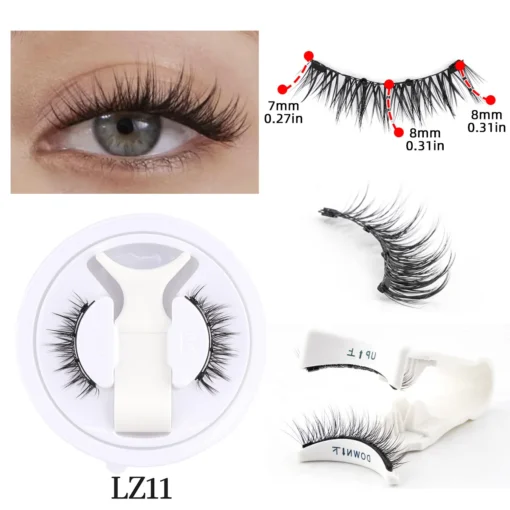 Cils Magnétiques Faits à la Main