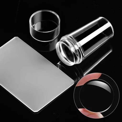Tampon pour stamping en silicone pour ongles – Image 2