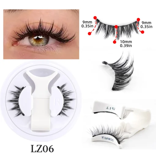 1 paire de cils magnétiques faits à la main – Image 8