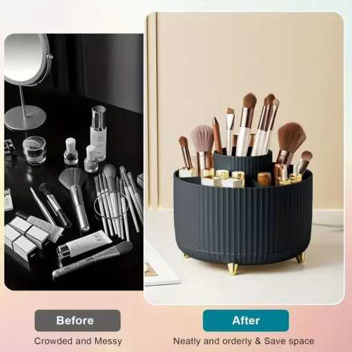 Porte-brosse 360 ° de maquillage rotatif – Image 3