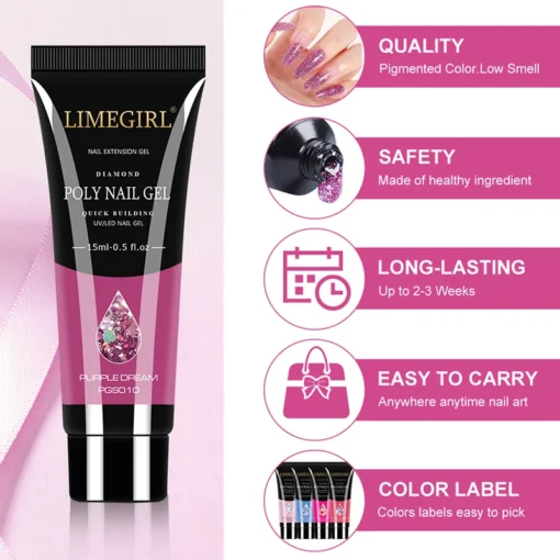 Kit de gel pour extension rapide des ongles – Image 3