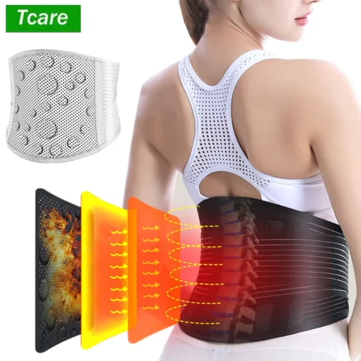 Ceinture magnétique lombaire auto-chauffante