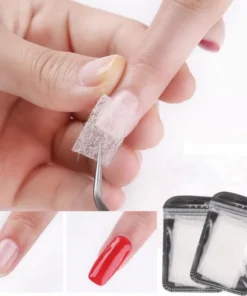 Extension d'ongles en fibre de verre de soie, soie Non tissée