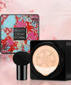 Coussin de Teint . Application Facile avec Pinceau Tête de Champignon