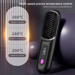 brosse à lisser sans fil